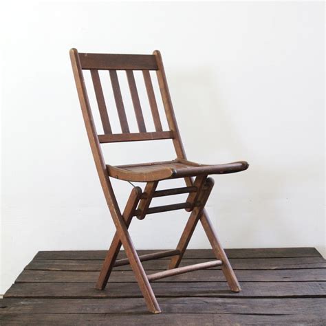 old wooden folding chair value.
